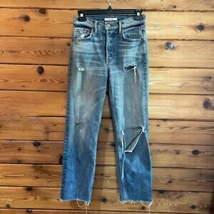 GRLFRND Helena Straight Leg Jean Size 4